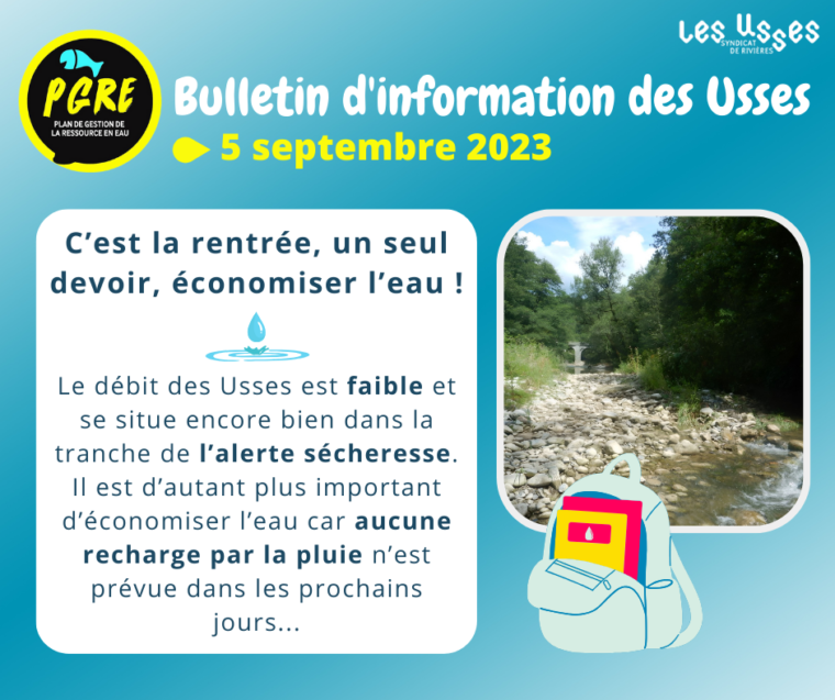 23-09-05 Bulletin d’information des Usses