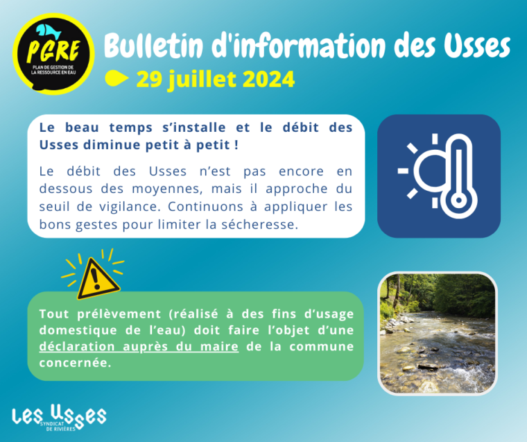 Bulletin d’information des Usses 29 juillet 2024